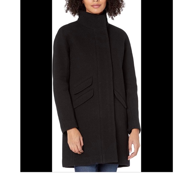 J. Crew cocoon coat Italian Stadium Cloth by Nello Gori